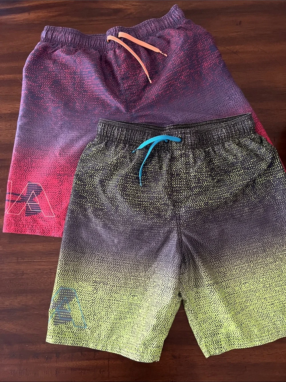 Under Armour Kids Gradient Swim Trunks - Pink, Purple & Yellow